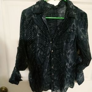 Leopard print blouse